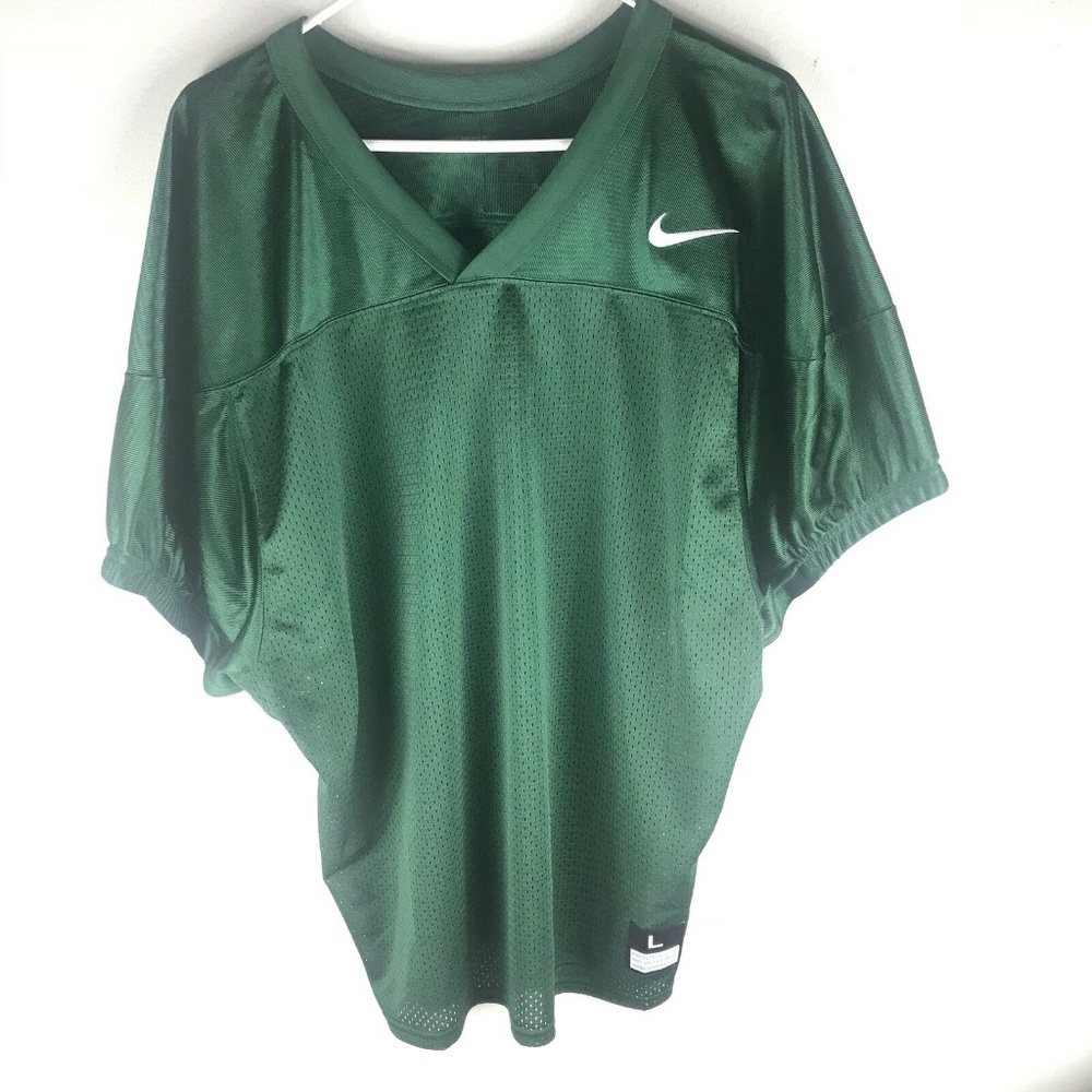 Nike Mens Size L Football Jersey Green New